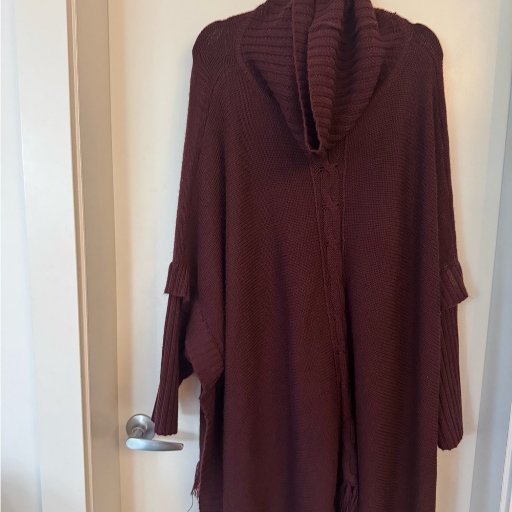 Women's Burgundy Sweater